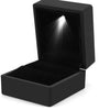 LED Light Ring Box with Plush Interior
