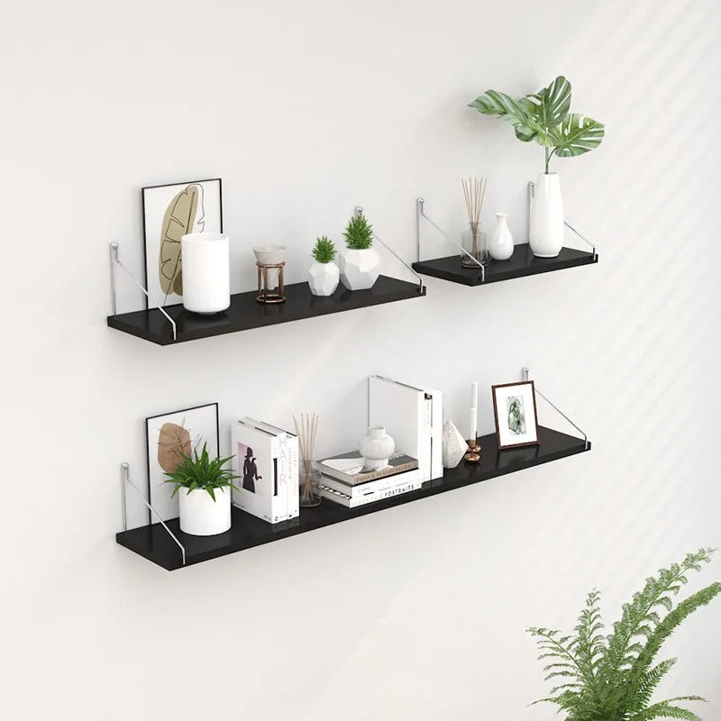 No-Drill Floating Wall Shelves for Living Room, Bedroom, and Entryway