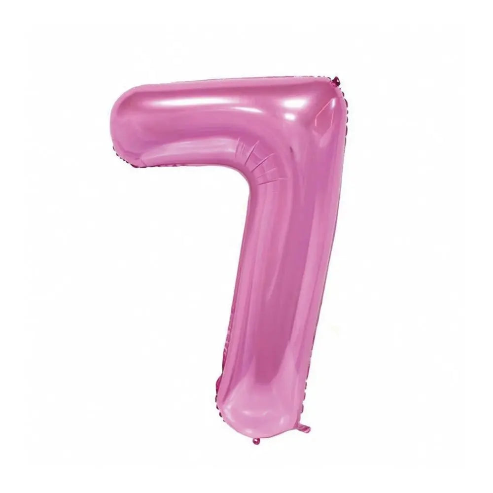Large Red Number Foil Balloon for Birthday and Anniversary Decor