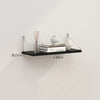 No-Drill Floating Wall Shelves for Living Room, Bedroom, and Entryway