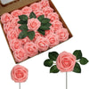 Artificial Foam Roses with Stems for Wedding & Home Décor