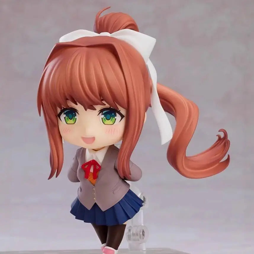 Chibi-Style Posable Character Figurine for Desk Display