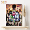 Canvas wall art featuring characters Gon, Killua, and Hisoka from Hunter x Hunter