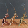 Vintage Bronze Turtle Incense Stick Holder
