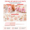 A set of precision clay bead rollers for making nail art and DIY clay crafts.