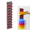 Wall-Mounted Hat Organizer with Spring Clips