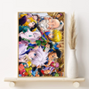 Canvas wall art featuring Hunter x Hunter characters Gon, Killua, and Hisoka.