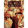 A canvas print featuring a collage of images and money, with the title THE WOLF OF WALL STREET prominently displayed.