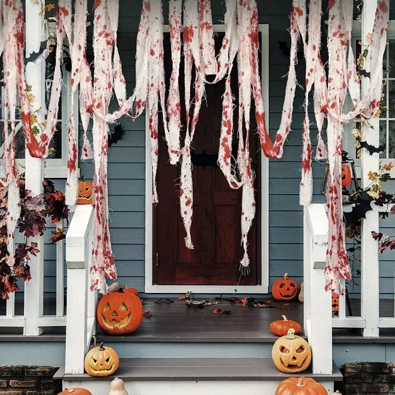 Creepy Blood-Stained Gauze Roll for Halloween Costumes & Decor