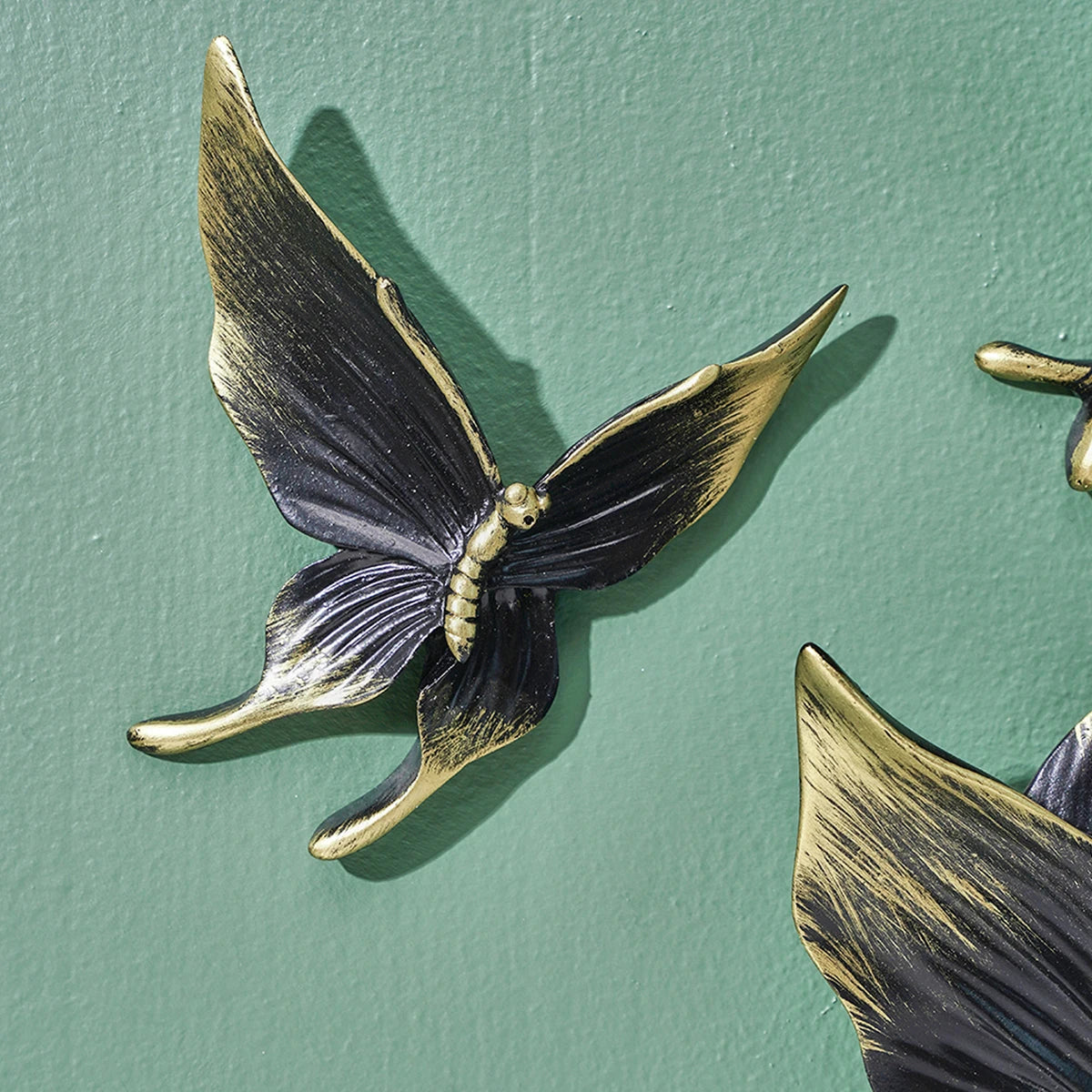 Handcrafted Resin Butterfly Wall Decor Set
