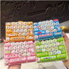 Giant Keycap Fidget Clicker Keychain Set