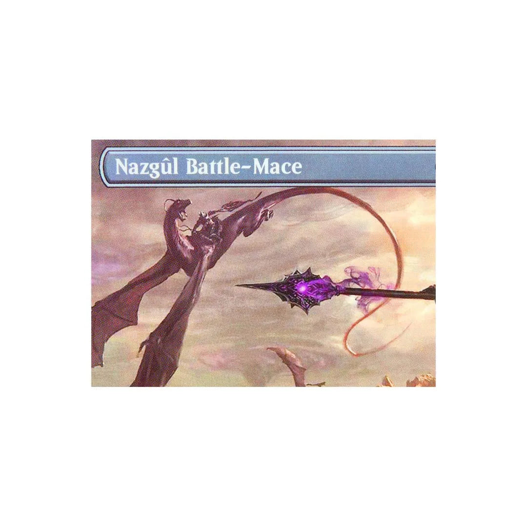 A Magic: The Gathering card titled Nazgül Battle-Mace featuring a dark winged creature and a glowing purple weapon.