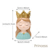 Resin Cartoon Girl Flower Planter