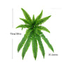 Artificial Persian fern hanging vine with 18 green leaves, measuring 73cm/29in.