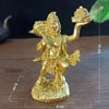 Jade Green Hanuman Statue – Resin Hindu Monkey God Figurine for Home Decor