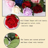 Realistic Velvet Artificial Roses – 20" Stems for Weddings & Home Décor