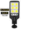 Solar Powered Motion Sensor Wall Light with Remote Control