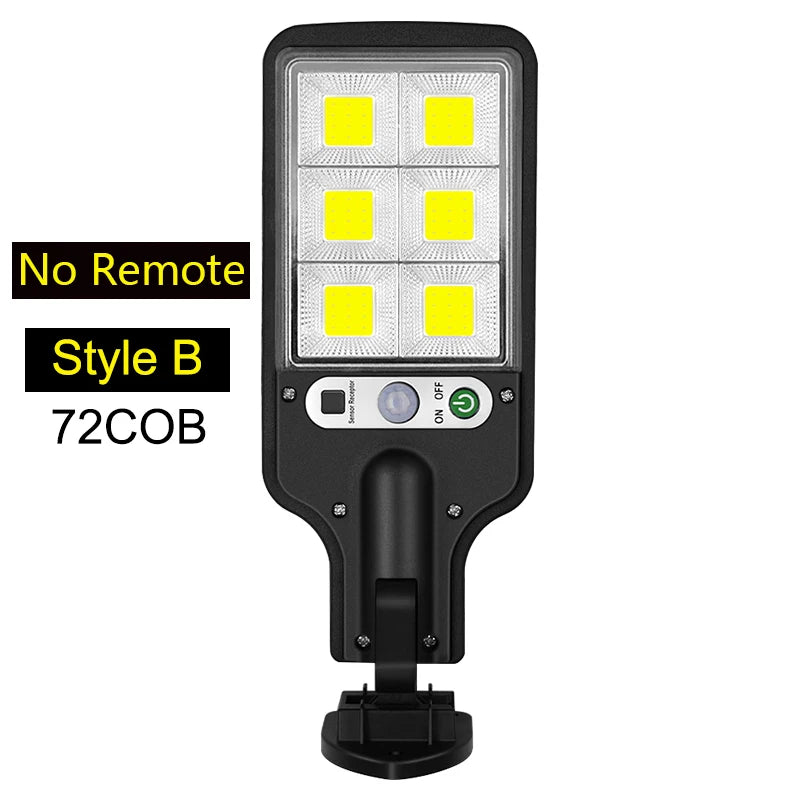 Solar Powered Motion Sensor Wall Light with Remote Control