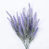 A sprig of purple lavender flowers used for home decor.
