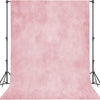 A vertical pink rustic barn door backdrop for photography, mounted on a stand.