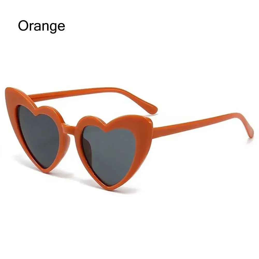 Kids Heart-Shaped Sunglasses with UV400 Protection