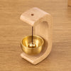 Wooden Copper Wind Chime Door Bell with Magnetic Mount