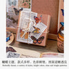 A collection of butterfly art collage stickers and papers for scrapbooking