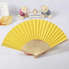 Elegant Foldable Bamboo Hand Fan for Weddings & Parties