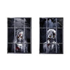 Scary Halloween Window Cover Set with Blood-Themed Design