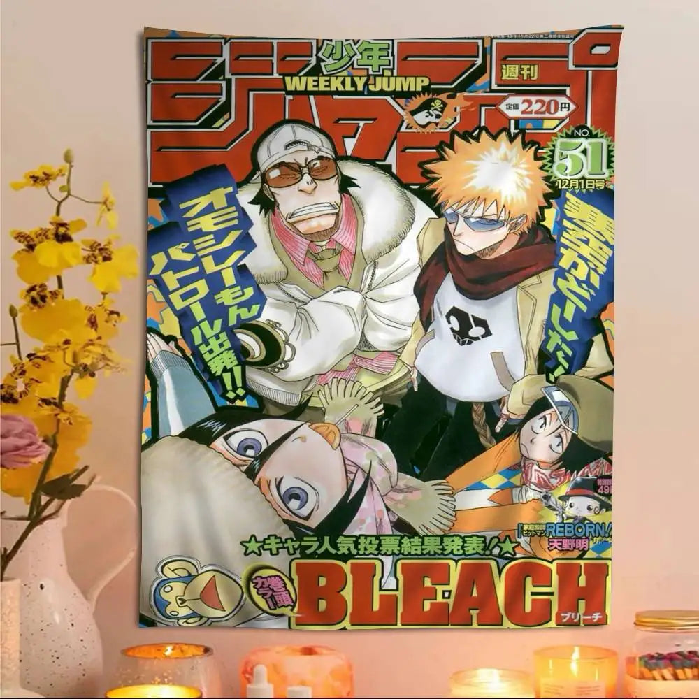 Japanese Anime Tapestry Wall Hanging for Bedroom & Dorm Decor