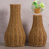Hand-Woven Rattan Style Decorative Vase