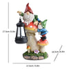 Solar-Powered Gnome Statue Light for Garden & Patio