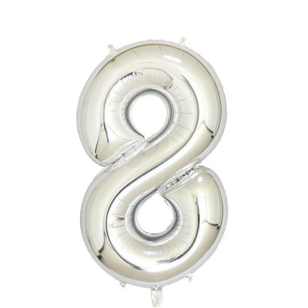 Large Red Number Foil Balloon for Birthday and Anniversary Decor