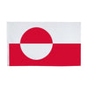A rectangular flag design featuring a red circle centered on a white field.