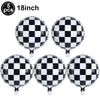 Race Car Birthday Party Balloon Decoration Set with Traffic Lights, Cones & Checkered Flags