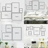 A set of motivational basketball canvas wall art featuring various sizes and designs for a gym or sports theme.