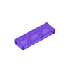 A smooth tile building brick in purple.