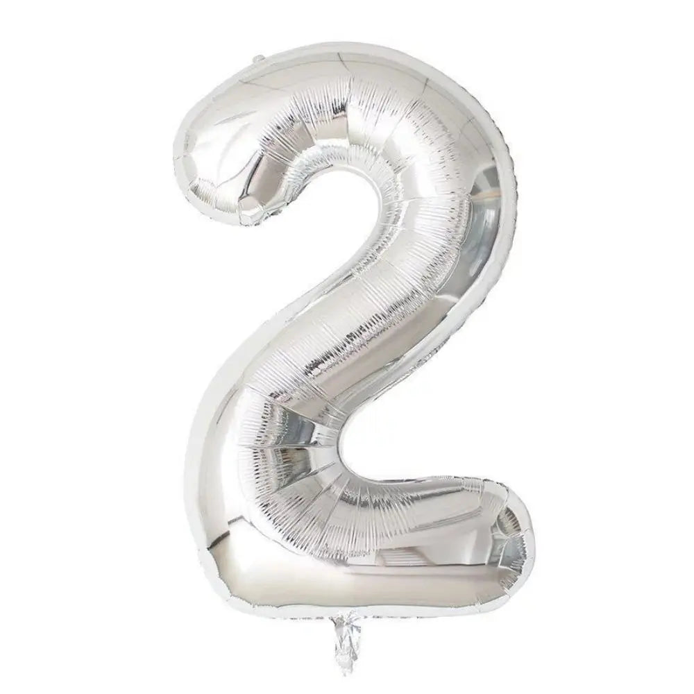 Large Red Number Foil Balloon for Birthday and Anniversary Decor