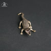 Handcrafted Copper Crocodile Incense Burner Figurine