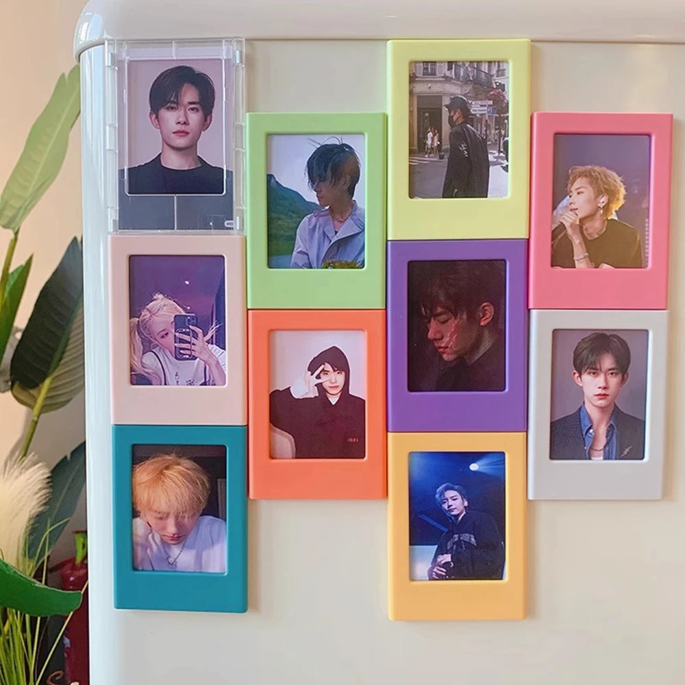Magnetic Mini Photo Frames for Refrigerator – Fun Display for Instant Photos