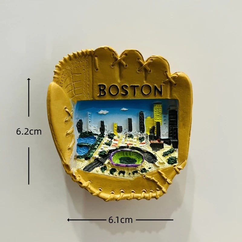 3D Resin Fridge Magnets – Iconic American Landmarks