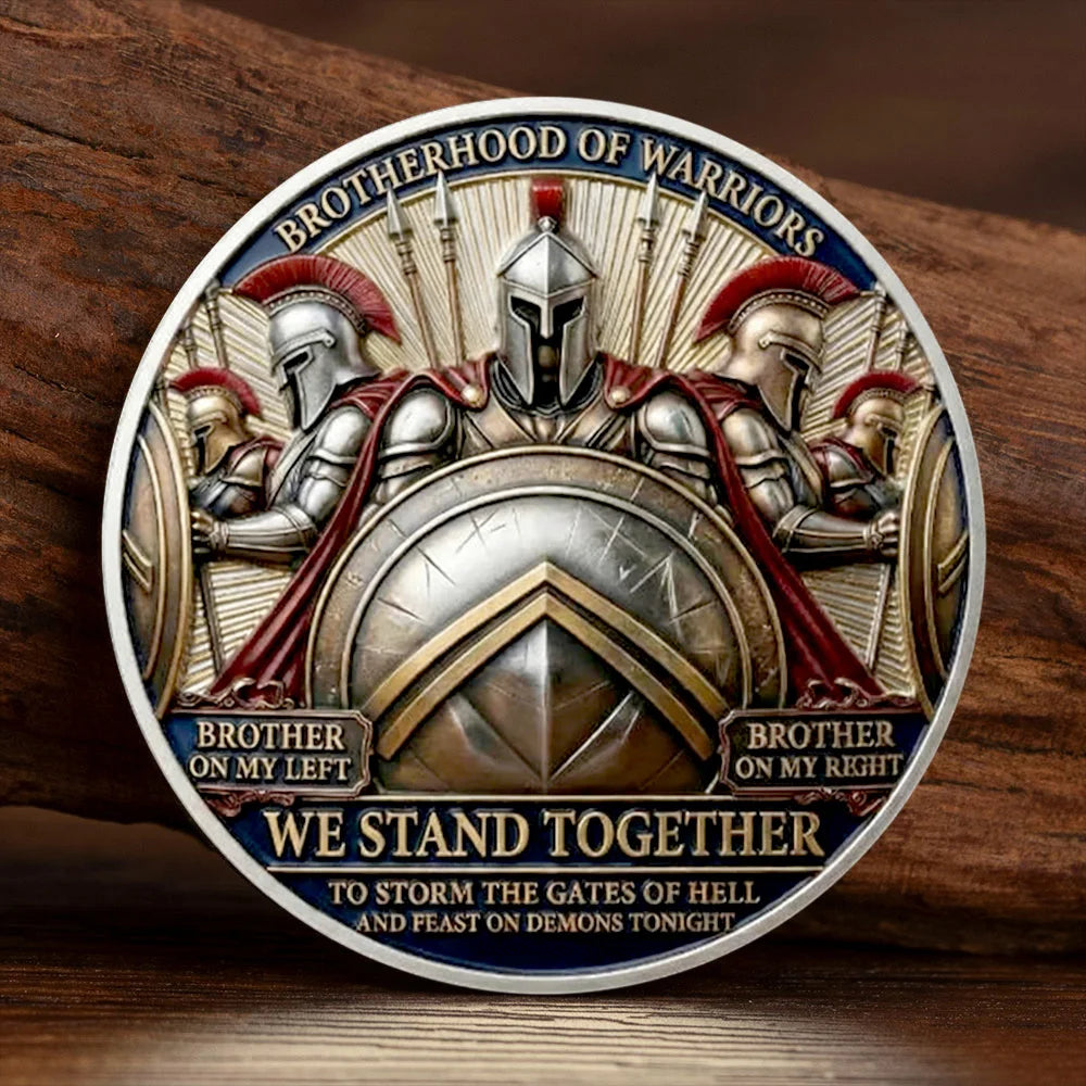 Brotherhood Commemorative Coin – Silver-Plated Keepsake