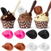 Un set de petits cadeaux pour une fête western cowgirl comprenant des toppers à cupcakes, des cuillères et divers emporte-mur