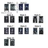 Scary Halloween Window Cover Set with Blood-Themed Design