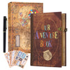 Retro Kraft Paper Adventure Photo Album with Up-Themed Accessories