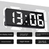 A black LED digital alarm clock display showing 13:06, with features like snooze function and night mode.