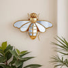 Golden Bee Wall Art – Resin Decorative Hanging