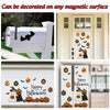 Spooky Halloween Garage Door Magnet Set (23 Pieces)