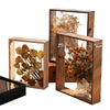 Deep Shadow Box Frame for 3D Displays - Wooden Tabletop Keepsake Case