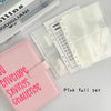 Pink full set of A5 100-envelope savings challenge binder with numbered pockets and clear plastic sheets